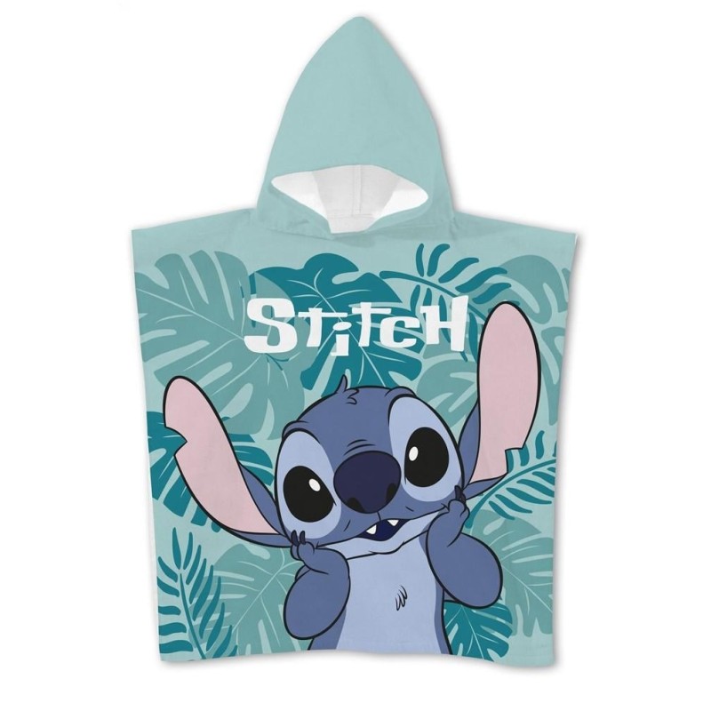 DISNEY - Stitch "Feuilles" - Poncho 55x110cm 