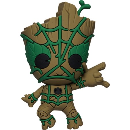 MARVEL - Groot en Spider-Man - Aimant à collectionner en mousse 3D 