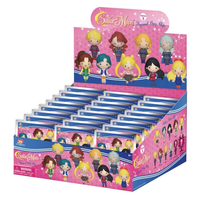 SAILOR MOON - Series 5 - 3D Foam Bag Clip (Display 24 Pcs) 