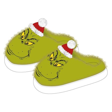 GRINCH - Xmas - Head - Slippers - S UK 5/5,5 