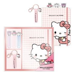 HELLO KITTY - Set de Papeterie - Notebook A5 + Marque-Pages 2