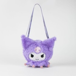 KUROMI - Head - Sac à Bandoulière Peluche - 17x14x4cm 2