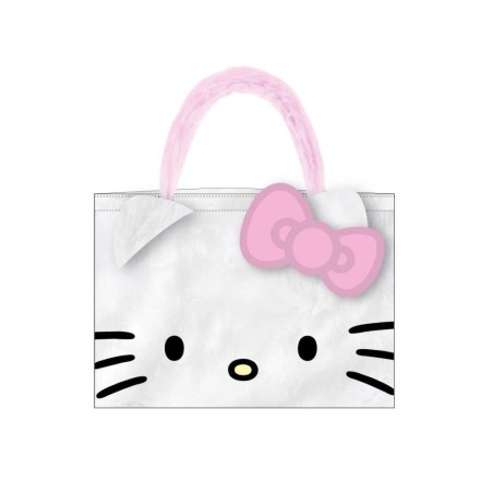 HELLO KITTY - Sac Shopping Peluche - 37x30x8cm 