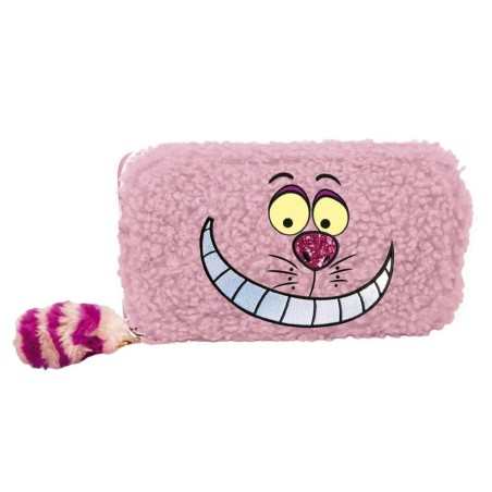 ALICE - Chat du Cheshire - Portefeuille Fourrure 