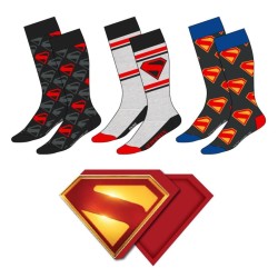 SUPERMAN - Pack de 3 Paires de Chaussettes (Taille 38-45) 2