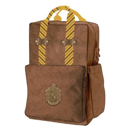 HARRY POTTER - Poufsouffle - Sac à Dos Casual - 35x27x18cm 
