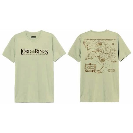 LE SEIGNEUR DES ANNEAUX - Gondor Map - T-Shirt Homme (XXL) 