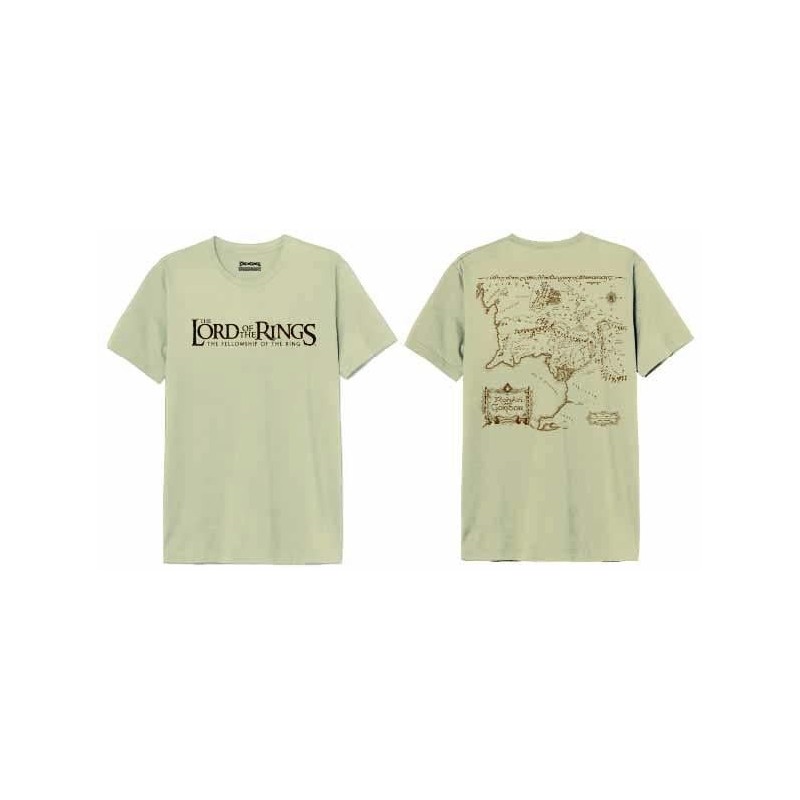 LE SEIGNEUR DES ANNEAUX - Gondor Map - T-Shirt Homme (L) 