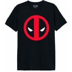 MARVEL - Deadpool Logo Puff - T-Shirt Men (S) 