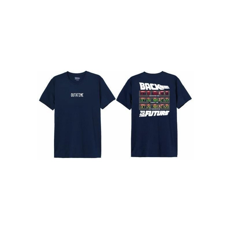 RETOUR VERS LE FUTUR - Outatime - T-Shirt Homme (XXL) 