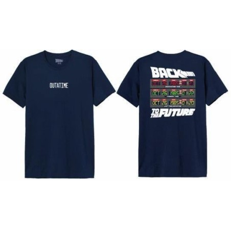 RETOUR VERS LE FUTUR - Outatime - T-Shirt Homme (S) 