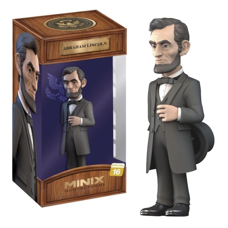 CELEBRITY - Abraham Lincoln - Figurine Minix 12cm 