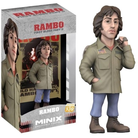 RAMBO FIRST BLOOD PART 1 - Rambo - Figurine Minix 12cm 