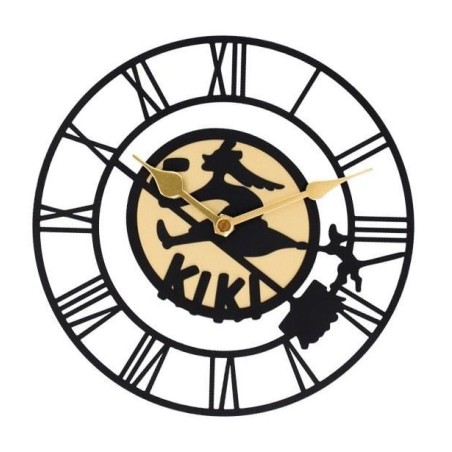 KIKI LA PETITE SORCIERE - Panneau de Kiki - Horloge 20x20x2.5cm 