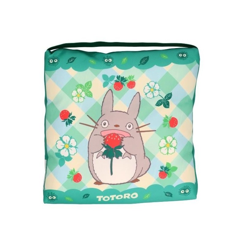 MON VOISIN TOTORO - Totoro Fraises - Oreiller 30x30cm 