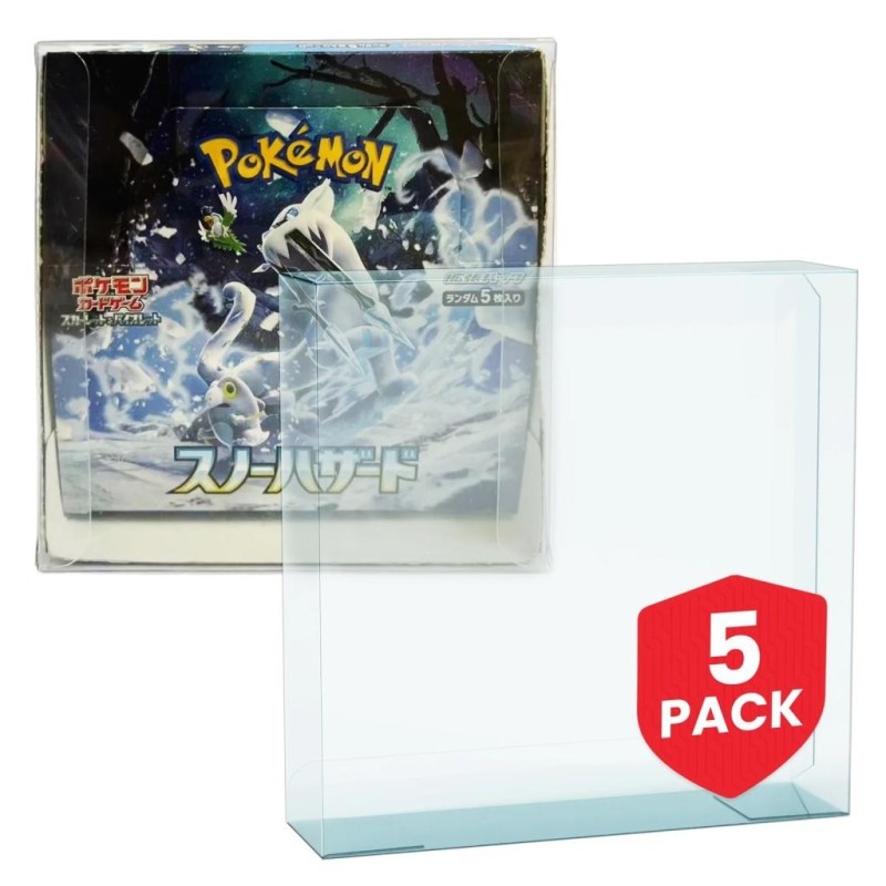 EVORETRO - PET Protector For Large Display Japanese Pokemon 5pc 