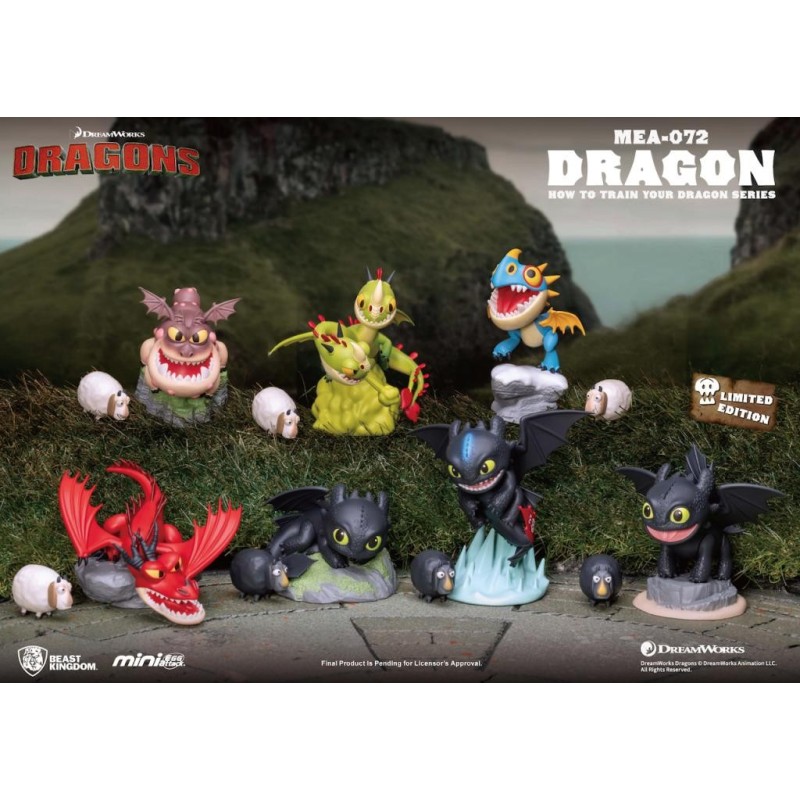 DRAGONS - Blind Box Set 6 Figurine 9 cm 