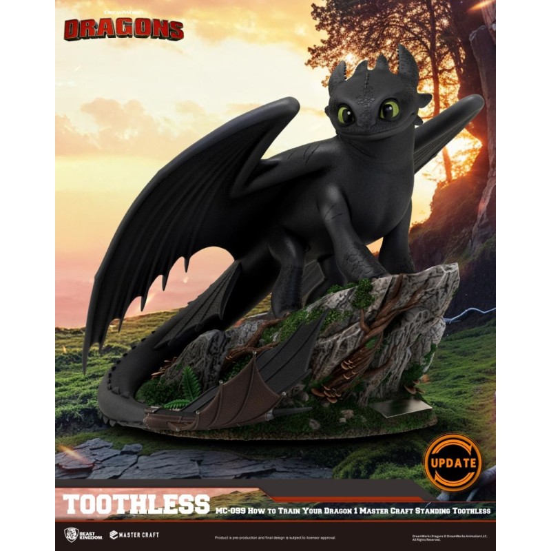 DRAGON - Toothless - Statuette Master Craft 31cm 