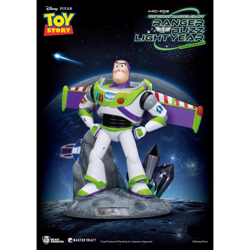 DISNEY - Toy Story Ranger Buzz - Statuette Master Craft 33 cm 