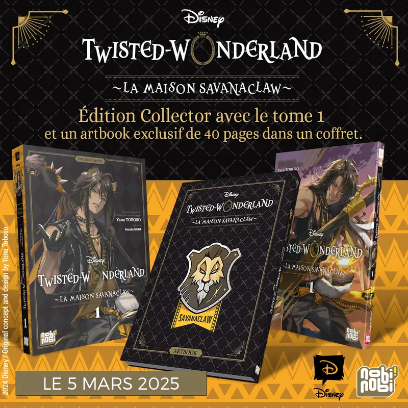 DISNEY TWISTED WONDERLAND - SAVANACLAW - Tome 1 - EDITION COLLECTOR 