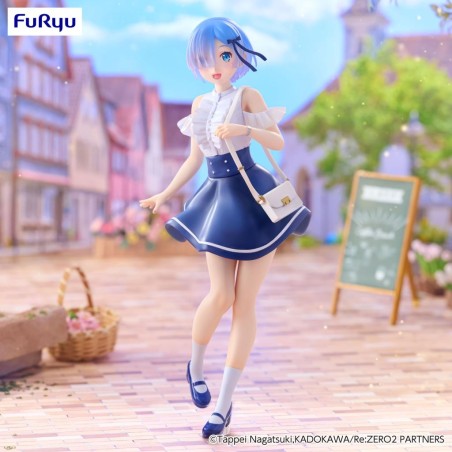 RE ZERO - Rem "Date Plan" - Statue Trio-Try-It 21cm 