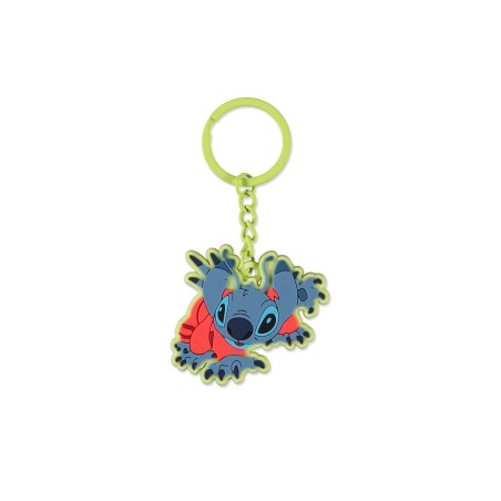 STITCH - Alien - Porte-clés en Caoutchouc 
