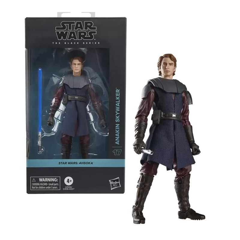 STAR WARS AHSOKA - Anakin Skywalker - Figurine Black Series 15cm 