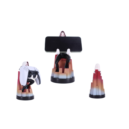 SPIDER-MAN - Ghost-Spider - Support Manette & Portable - 20cm 