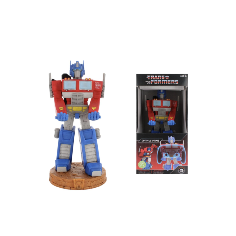 TRANSFORMERS - Optimus Prime - Support Manette & Portable - 20cm 