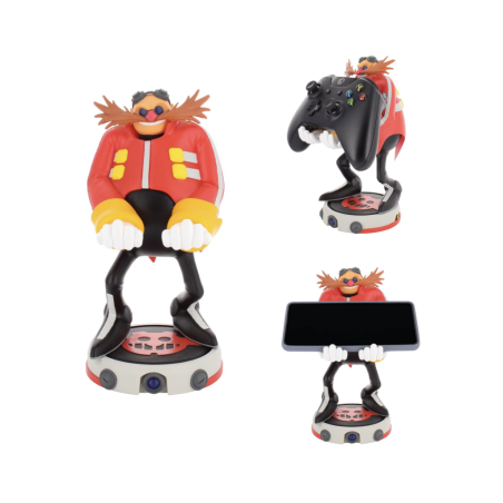 SONIC - Dr Eggman - Support Manette & Portable - 20cm 