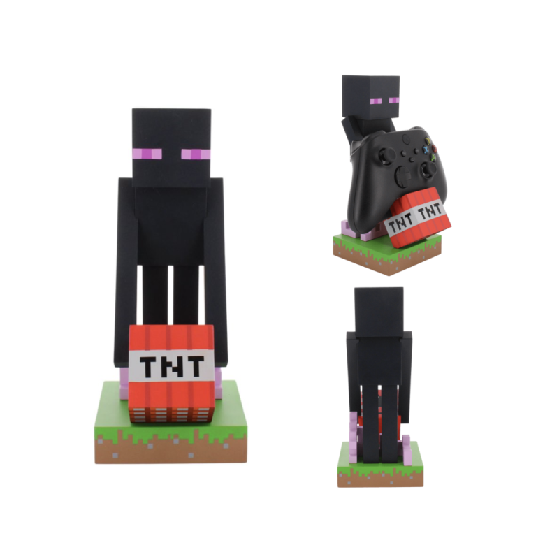 MINECRAFT - Enderman - Support Manette & Portable - 20cm 