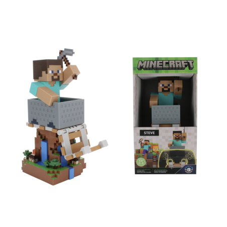 MINECRAFT - Steeve - Support Manette & Portable - 20cm 