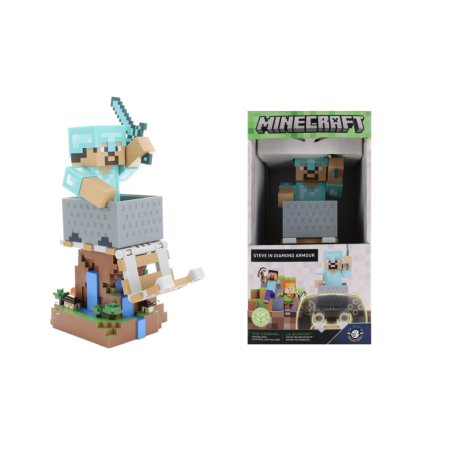 MINECRAFT - Steeve in Armour - Controller & Phone Support - 20cm 