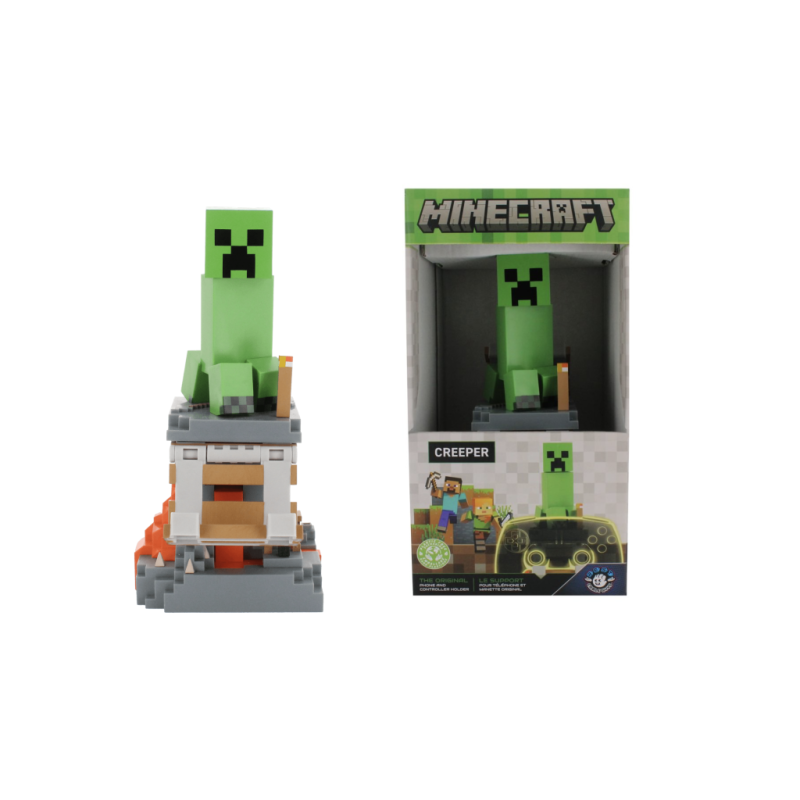 MINECRAFT - Creeper - Support Manette & Portable - 20cm 