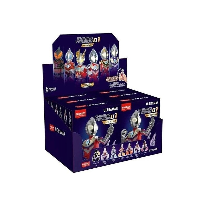 ULTRAMAN - Shining Version Giants Light - Model Kit Blokees Display6pc 