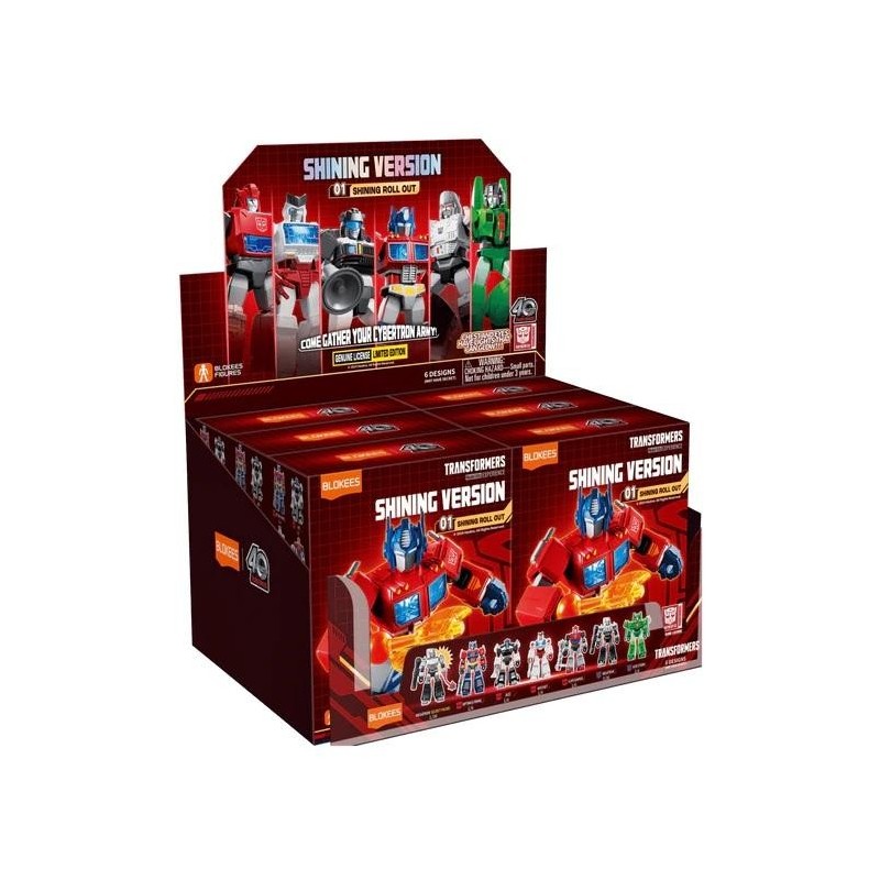 TRANSFORMERS - Shining Version 01 - Model Kit Blokees Display 6 pc 
