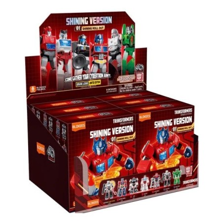 TRANSFORMERS - Shining Version 01 - Model Kit Blokees Display 6 pc 