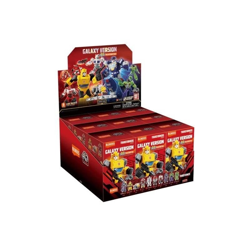TRANSFORMERS - Galaxy Version 03 - Model Kit Blokees Display 9 pc 