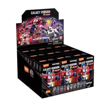 TRANSFORMERS - Galaxy Version 01 - Model Kit Blokees Display 9 pc 