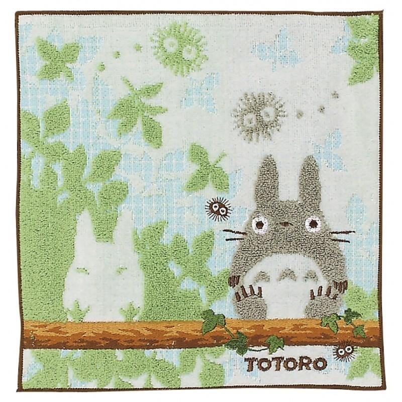MON VOISIN TOTORO - Totoro sur une branche - Mini Serviette 25x25cm 