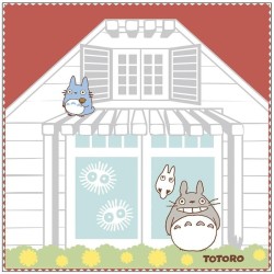 MON VOISIN TOTORO - Maison de Satsuki & Mei - Mini Serviette 25x25cm 2