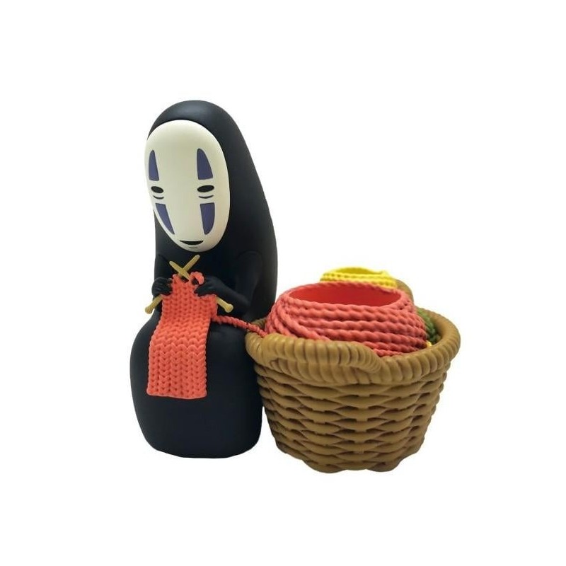 LE VOYAGE DE CHIHIRO - No Face tricote - Figurine Pot à Crayons 7.5cm 