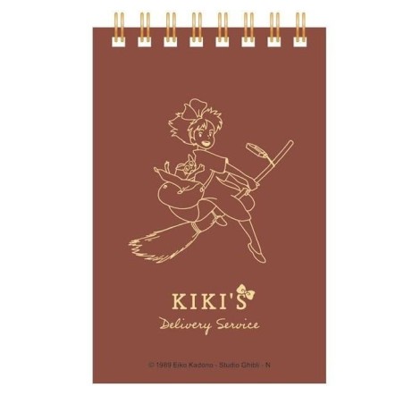 KIKI LA PETITE SORICERE - Kiki sur balai - Carnet à Spirales Gauffré 