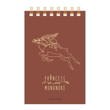 PRINCESSE MONONOKE - Ashitaka & Yakkuru - Carnet à Spirales Gauffré 