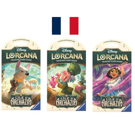 DISNEY - Lorcana - Trading Cards Booster Sleeved Chapitre 7 - FR 