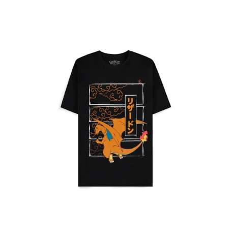 POKEMON - Dracaufeu Japan - T-Shirt Homme (XL) 