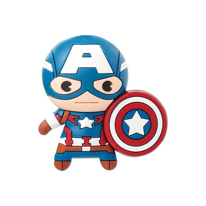 MARVEL CLASSIC - Captain America - Aimant à collectionner en mousse 3D 