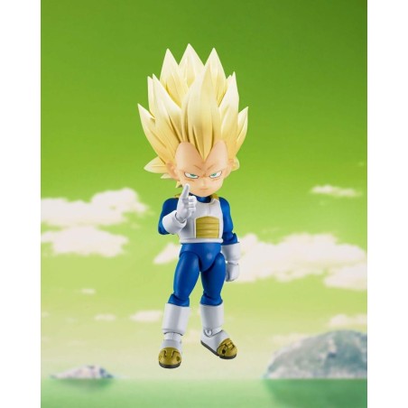 DRAGON BALL DAIMA - Super Saiyan 3 Mini Vegeta -Fig. S.H. Figuarts 8cm 