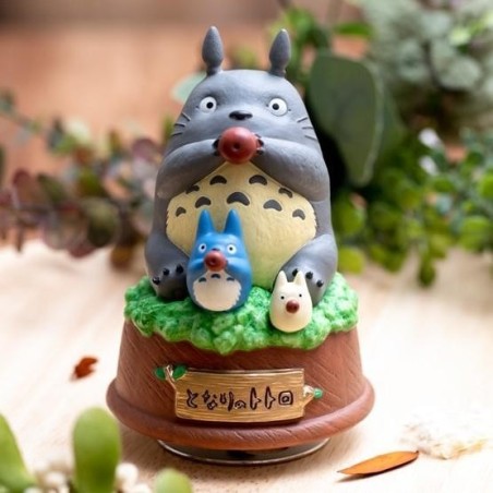 MON VOISIN TOTORO - Totoro joue de l'ocarina - Grande statue musicale 