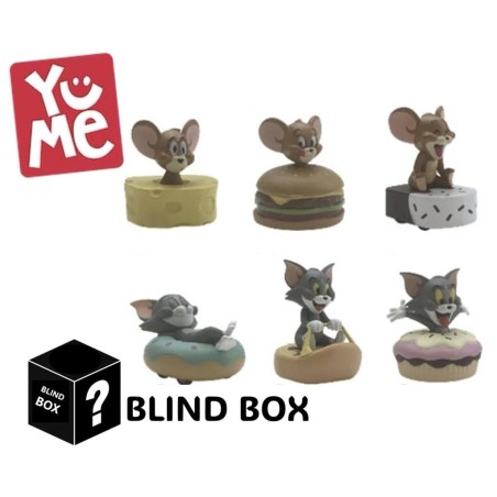 TOM & JERRY - Zoom Hero - Assortiment 12 Figurines 5cm Blind Box 